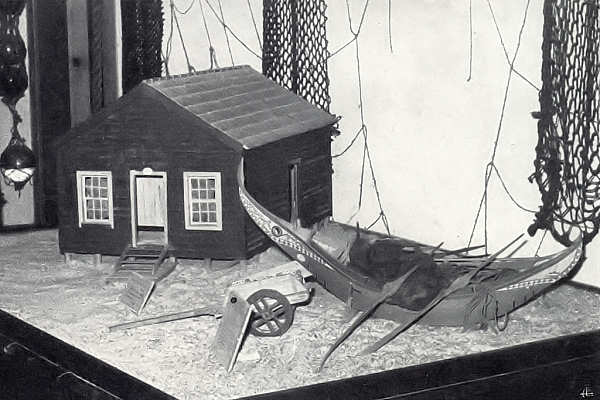 Reconstituição de uma xávega. Clicar para ampliar.