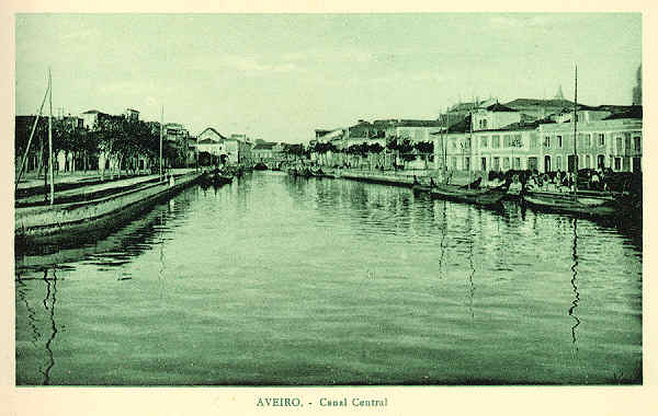 SN - AVEIRO Canal Central - Edi��o Souto Ratolla, Aveiro - SD - Dimens�es: 14x9,2 cm. - Col. FMSarmento