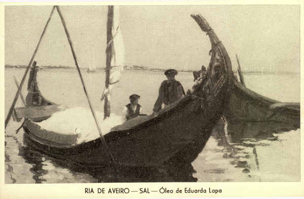 N.� 13 - Ria de Aveiro-sal Oleo de Eduarda Lapa - Edi��o Revista Latina - SD - Dim. 14x9 cm - Col. FMSarmento.jpg
