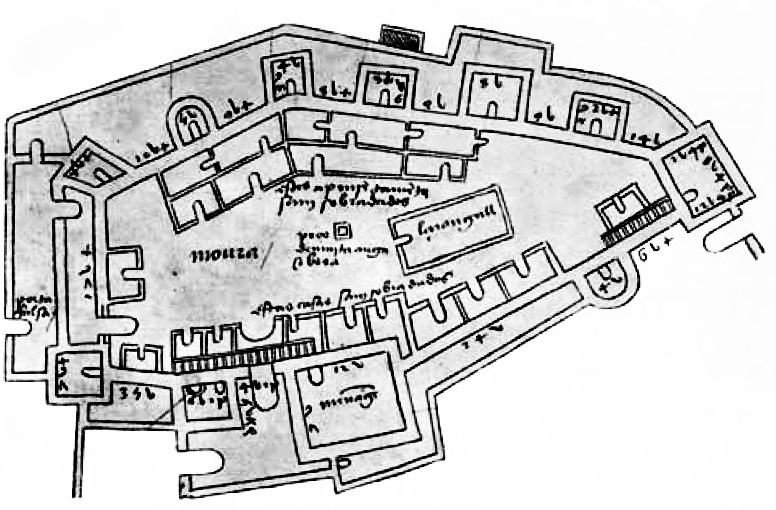 MOURA - Planta da fortaleza.