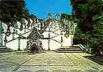 N.� 2016 - BRAGA-PORTUGAL: Bom Jesus-Escadaria dos cinco sentidos - Edi��o Centro de Caridade "Nossa Sr� do Perp�tuo Socorro", Porto - S/D - Dimens�es: 14,7x10 cm. - Col. F�tima B�ia.