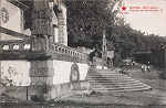 N� 2 - Bom Jesus, Entrada do Sanctuario - Editor desc.- Circulado em 1910 - Dim. 138x91 mm - Col. A. Monge da Silva