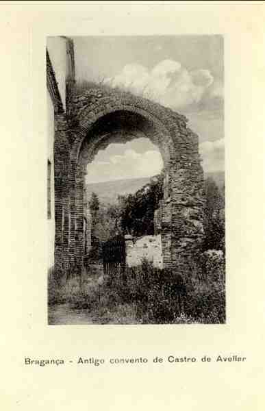 S/N - Bragan�a-Antigo convento de Castro de Avellar - Edi��o de Adriano Rodrigues, Bragan�a - S/D - Dimens�es: 8,9x13,9 cm. - Col. Aur�lio Dinis Marta.