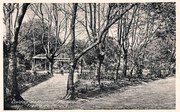 S/N - Caldas da Rainha-Portugal Parque - Trecho do Lago - Editor Fernando Daniel de Sousa - Editado em 1927 - Dimens�es: 14x9 cm. - Col. Miguel Chaby.