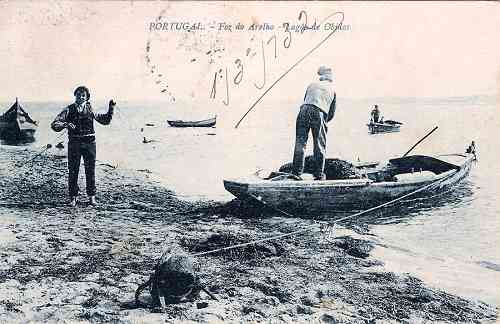 S/N - Portugal - Foz do Ar�lho - Lagoa de �bidos - Editor Jos� Silva Dias - Circulado em 1932 - Dimens�es: 13,8x8,9 cm. - Col. Miguel Chaby.