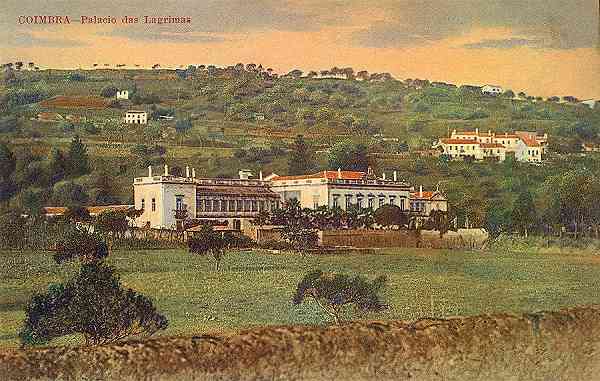 S/N - Coimbra: Pal�cio das L�grimas - Edi��o da Confeitaria Parisiense, I. A. Chaves-Coimbra - S/D - Dimens�es: 14x9 cm. - Col. Aur�lio Dinis Marta.