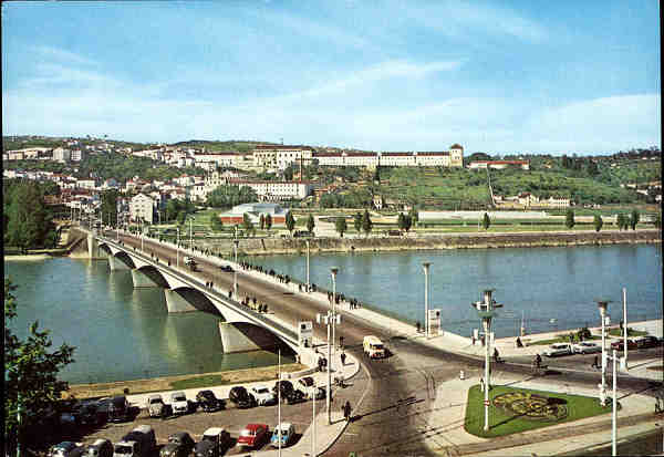 Mod. 861/Pr - Coimbra. Ponte sobre o Mondego. Ao fundo, o convento de St� Clara - Ed. OCASO - SD - Dim. 15x10,5 cm. - Col. Gra�a Maia.