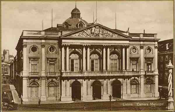 S/N - Lisboa. Camara Municipal - Sem Editor - S/D - Dimens�es: 13,5x8,5 cm (bordo dourado) - Col. Aur�lio Dinis Marta.