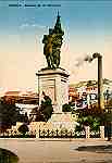 S/N - Lisboa. Estatua S�. De Bandeira - Sem Editor - S/D - Dimens�es: 9x13,7 cm. - Col. Aur�lio Dinis Marta.