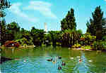 N.� 205 LISBOA - Lago do Parque Eduardo VII - Ed. Supercor - S/D - Dim.14,7X10,3 cm - Col. M�rio Silva 1973.