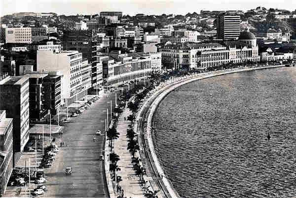 N.� 928 - TRECHO DE LUANDA Avenida Marginal - Edi��o Saitam - Dim.15,2x10,4 cm. - Col. Am�vel Silva Salgueiro (Ano 1962)