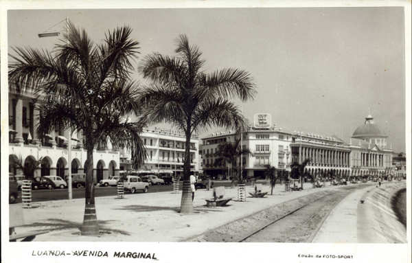 SN - ANGOLA. Luanda, Avenida Marginal - Edi��o Foto Sport - Circulado em 1958 - Dim. 13,7x9 cm - Col. Am�lcar Monge da Silva