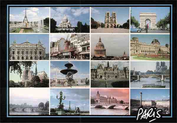 Les monuments de Paris - Photos X - Ed. Image' In Editions - CS 75101-0-0296 - Dimens�es: 14,7x10,4 cm. - Col. HJCO (1980).