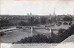N� 45 - Paris, Panorama sur la Seine pris vers la Tour Eiffel  A.P. - Carmault Paperhin �diteur, Paris - Dim. 13,5x8,8 cm - Col. A. Monge da Silva (cerca de 1905)