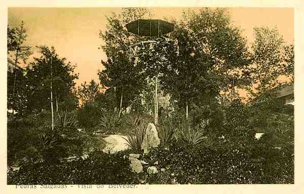 S/N - Pedras Salgadas - Vista do Belveder - Sem indica��o do editor - S/D - Dimens�es: 13,9x9 cm. - Col. Aur�lio Dinis Marta.