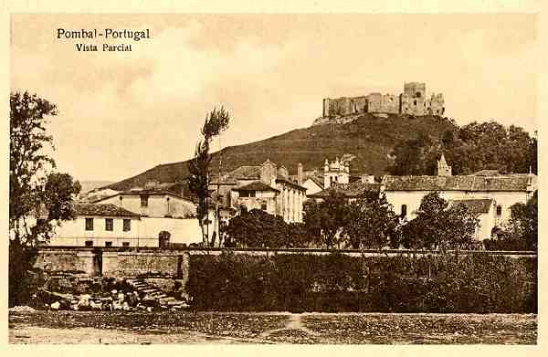 N.� 5847/21 - Pombal-Portugal: Vista Parcial - Edi��o de Jos� Luiz da Cunha & Irm�o, Sucessores - S/D - Dimens�es: 14x9 cm - Col. �nio C. Semedo.