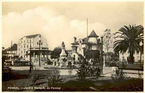 S/N - Pombal-Jardim Marquez de Pombal - Edi��o da Comiss�o de Iniciativa de Pombal - S/D - Dimens�es: 13,9x9 cm. - Col. �nio C. Semedo.
