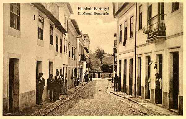 N.� 5847/10 - Pombal-Portugal R. Miguel Bombarda - Edi��o de Jos� Luiz da Cunha & Irm�o, Sucessores - S/D - Dimens�es: 14x9 cm. - Col. �nio Curvo Semedo.