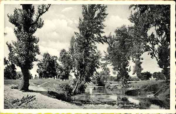 S/N - POMBAL-Margens do rio Arunca - Edi��o de AIRES dos SANTOS SOTA, Pombal - Foto Beleza (Porto) - S/D - Dimens�es: 14x9 cm. - Col. �niol Curvo Semedo.
