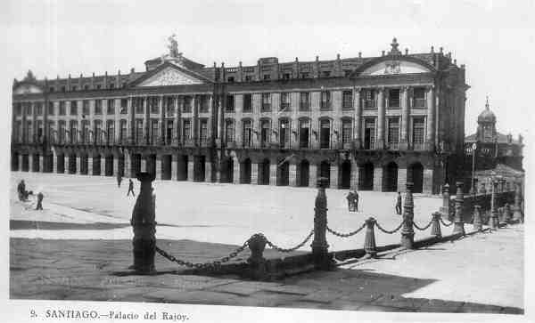 9.Santiago - Palacio del Rajoy - Dimens�es: 14,2x9 cm - Col. Henrique de Oliveira. 