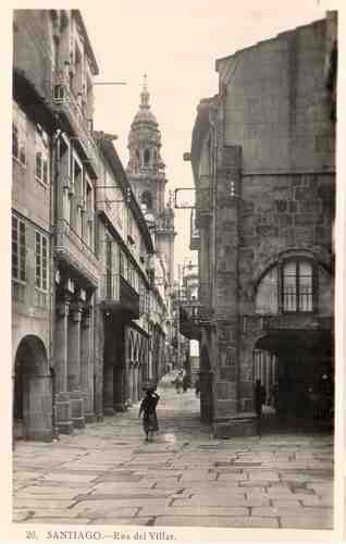 20.Santiago - Rua del Villar - Dimens�es: 9x14,2 cm - Col. Henrique de Oliveira. 