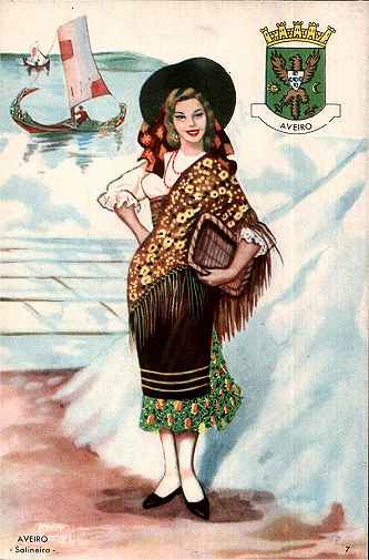 Salineira de Aveiro - Edi��es Neconsar - S/D - Dimens�es: 8,3x13,2 cm - Colec��o Henrique Neves
