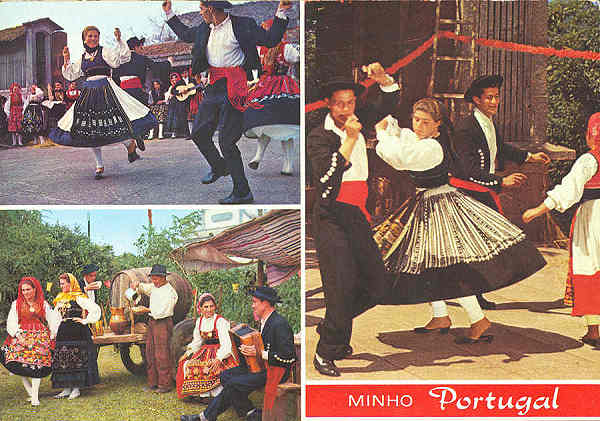 N.� 317 - Portugal. Aspectos do folclore - Edi��es Lusocolor, Arcos de Valdevez - S/D - Dimens�es: 15x10,5 cm. - Col. F�tima B�ia.