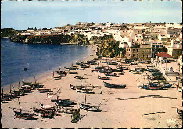 N.� F-197 - ALBUFEIRA Praia - Ed. Iberex, Lisboa - SD - Dim. 14,9x10,5 - Col. �nio Semedo