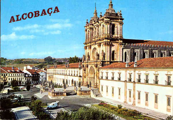 N.� 132/378 - Alcoba�a-Pra�a Dr. Oliveira Salazar - Edi��o G�TICA, Porto, Rua N. S. de F�tima, 298 Tel. 66347 - S/D - Dimens�es: 14,7x10,3 cm. - Col. Gra�a Maia
