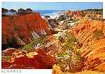 N.� 082-475109 - Praia da Fal�sia Albufeira Algarve - Edi��o VISTAL - S/D - Dimens�es: 15x10,3 cm. - Col. Gra�a Maia