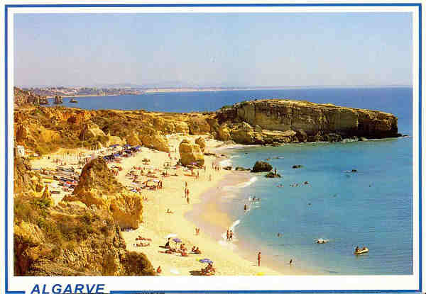 N.� 3460 - Praia S�o Rafael Algarve - Edi��o FOTO-VISTA, Algarve Tel. (082) 53324 - Lisboa (01) 3970303 - S/D - Dimens�es: 15x10,2 cm. - Col. Gra�a Maia