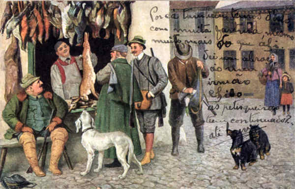 S�rie 3007 - Editor MKB, Fran�a, Impresso na Alemanha - Circulado em 1918 - Dim.- 14x8,9 cm - Col. Am�lcar Monge da Silva (cerca de 1914)