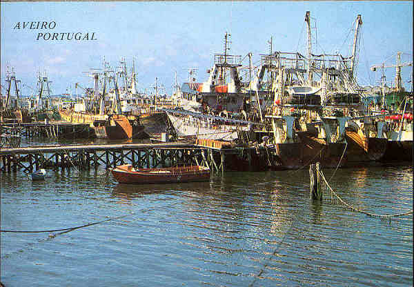 N.� 3180 - AVEIRO Portugal Gafanhas - �ncora Distribu�do por  RAN, Lisboa, Rua da Quintinha, 70-B Tel. 670 192 - ...1200 Lisboa - S/D - Dimens�es: 14,8x10,4 cm. - Col. �nio Semedo.