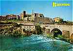 N.� 116/485 - BARCELOS: Ponte e ru�nas do Pal�cio dos Condes - Edi��o G�tica, Porto Rua N. S. de F�tima 298 Tel. 66347 - S/D - Dimens�es: 14,5x10,3 cm. - Col. HJCO (Circulado em 1972).