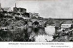 S/N - Ponte do C�vado e ruinas do Pa�o dos Condes de Barcellos - Editor Off. do Commercio do Porto (1910) - Dim. 140x92 mm - Col. A. Monge da Silva