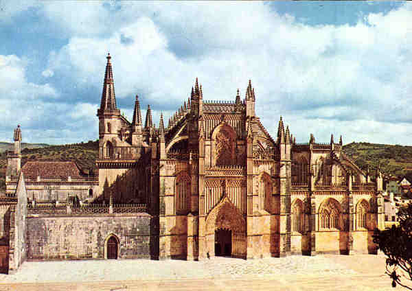 N.� 1168 - BATALHA Mosteiro - Ed. ZAV, Lisboa - S/D - Dimens�es 14,8x10,4 cm. - Col. Gra�a Maia.