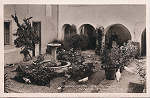 S/N - Portugal-Caldas da Rainha Hotel Rosa (Jardim interior) - Editor Hotel Rosa - Editado em 1928 - Dimens�es: 14x9 cm. - Col. Miguel Chaby