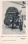 N.� 21 - Portugal Caldas da Rainha Burro com uma carga de carumba - Editor Dias e Paramos (Editado em 1906) - Dimens�es: 9x14 cm. - Col. Miguel Chaby