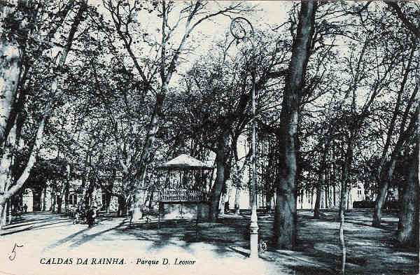 S/N - Portugal - Caldas da Rainha Parque D.Leonor - Editor Jos� da Silva Dias (Editado em 1927) - Dimens�es: 14x9 cm. - Col. Miguel Chaby