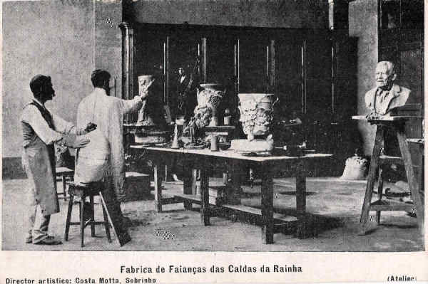 S/N - Portugal Caldas da Rainha F�brica de Faian�as das Caldas da Rainha - Editor F�brica de Faian�as - S/D - Dimens�es: 14x9 cm. - Col. Miguel Chaby