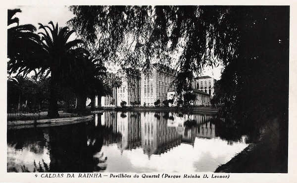 N.� 9 - Portugal Caldas da Rainha Pavilh�es do Quartel (Parque Rainha D.Leonor) - Editor Passaporte Loty (Editado em 1951) - Dimens�es: 9x14 cm. - Col. Miguel Chaby