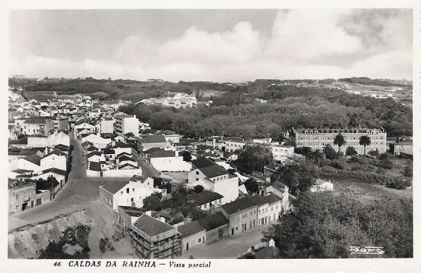 N.� 46 - Portugal Caldas da Rainha Vista parcial - Editor Passaporte Loty (Editado em 1951) - Dimens�es: 9x14 cm. - Col. Miguel Chaby