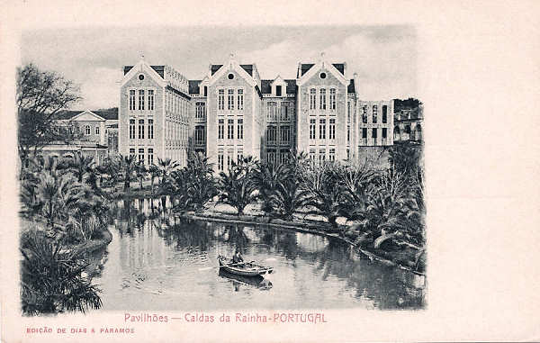 S/N - Portugal Caldas da Rainha Pavilh�es - Editor Dias e Paramos (Editado em 1904) - Dimens�es: 9x14 cm. - Col. M. Chaby
