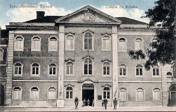 S/N - Portugal Caldas da Rainha Estabelecimento Termal - Editor Ourivesaria Portuense (Editado em 1911) - Dimens�es: 9x14 cm. - Col. M. Chaby