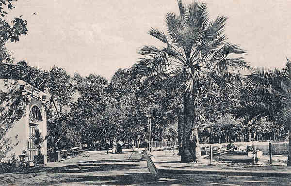S/N - Portugal Caldas da Rainha Um trecho do Parque - Editor Jos� da Silva Dias (Editado em 1912) - Dimens�es: 9x14 cm. - Col. Miguel Chaby
