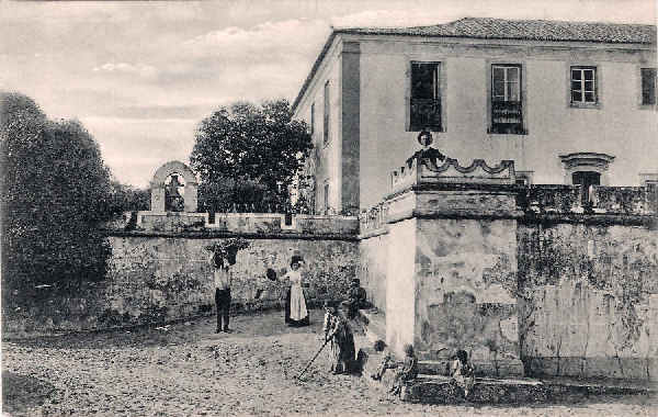 S/N - Portugal Caldas da Rainha Foz do Arelho Frontespicio da Quinta do Bom Sucesso - Editor Jos� da Silva Dias Editado em 1912 - Dim. 9x14 cm. Col. M. Chaby