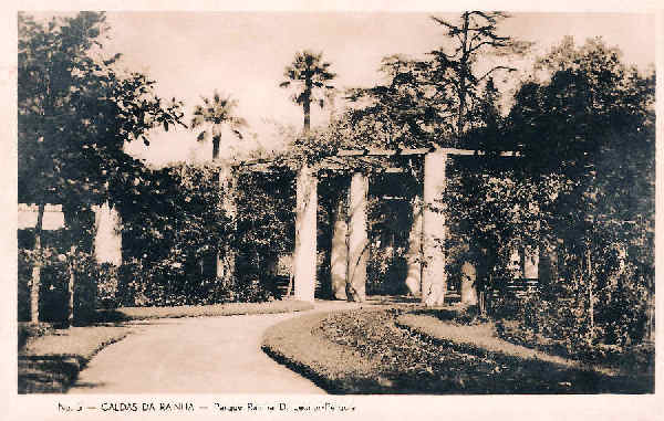 N.� 5 - Portugal Caldas da Rainha Parque Rainha D. Leonor-P�rgola - Editor Havaneza, Caldas da Rainha (Editado em 1952) - Dimens�es: 9x14 cm. - Col. M. Chaby