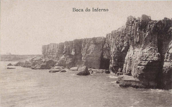 SN - Boca do Inferno - Editor, Sec��o de Postais dos Grandes Armaz�ns do Chiado - Dim. 139x87 mm - Col. A. Monge da Silva (c. 1905) (c. 1905)