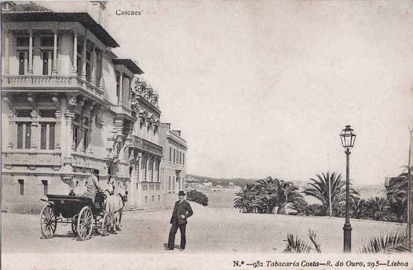 N� 932 -  Cascaes - Edi��o Costa, Rua do Ouro 295, Lisboa - Dim. 136x89 mm - Col. A. Monge da Silva (c. 1905)