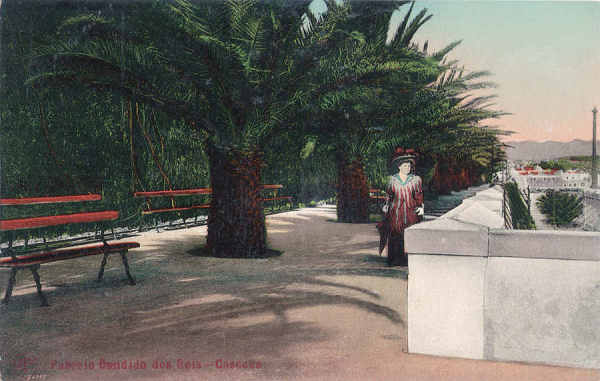 N� 1791 - Passeio Candido dos Reis, Cascaes - Edi��o Costa, Rua do Ouro 295, Lisboa - Dim. 139x88 mm - Col. A. Monge da Silva (c. 1905)